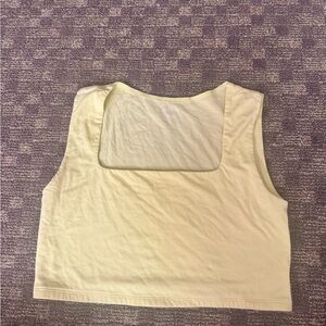 Wild Fable Light Yellow Tank Top